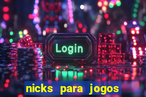 nicks para jogos de tiro